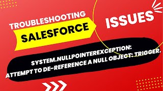 SystemNullPointerException Attempt to dereference a null object Salesforce troubleshooting error [upl. by Nerrag78]