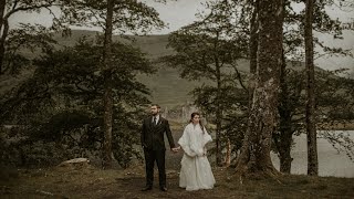 Intimate Kilchurn Castle Elopement  Scottish Highlands Elopement [upl. by Einnel]