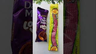 Dairy Milk Lollipop or Sour Belt Candy Popsicle shorts youtubeshorts [upl. by Lohner602]