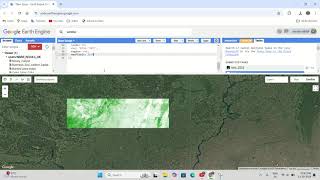 Calculate Normalized Differential Vegetation Index NDVI using Google Earth Engine GEE [upl. by Catharine]