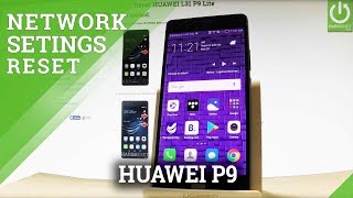 How to Reset Network Settings in HUAWEI P9 Lite  Restore Network [upl. by Ned]