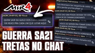 MIR4  TRETA NO CHAT  INVASÃO SA21 [upl. by Dareg]