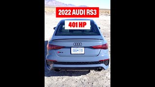 The New 2022 Audi RS3 Sedan Accelerating From Standstill Shorts [upl. by Kitti730]