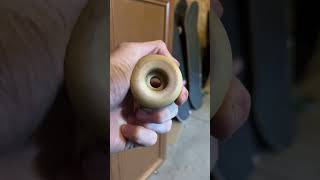 How to Remove Skateboard Wheel Graphics skateboarding howto [upl. by Khalid]