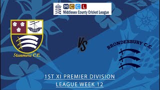 Stanmore vs Brondesbury  Premier League Week 12 [upl. by Prescott]