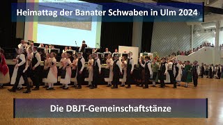 Heimattag der Banater Schwaben 2024 in Ulm  die DBJTGemeinschaftstänze [upl. by Luna]