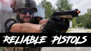 Reliable Airsoft Pistols  Elite Force 1911  ASG CZ 75 SP01 Shadow  Swamp Sniper [upl. by Idolem]