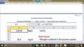 Calculate Required Alkalinity [upl. by Cocke]