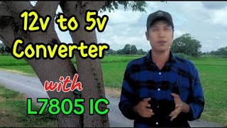 How to make Simplest 12v to 5v Converter [upl. by Haimehen]