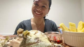 PAKSIW NA POMPANO FISH  VEGETABLE  FRESH PINEAPPLE FILIPINO MUKBANG [upl. by Brothers]