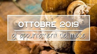 Gli eventi di Ottobre 2019 da non perdere in Italia e non solo [upl. by Idac530]