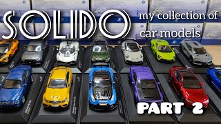 All my collection of car models of Solido 143 [upl. by Jobina494]