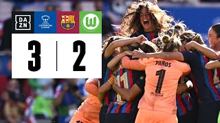 FC Barcelona vs Wolfsburgo 32  Resumen y goles  UEFA Womens Champions League 202223 [upl. by Windsor]