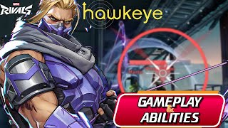 Hawkeye Abilities Footage and Gameplay  New Hydra Base Map  Namor MCU Skin amp More  Marvel Rivals [upl. by Isiahi]