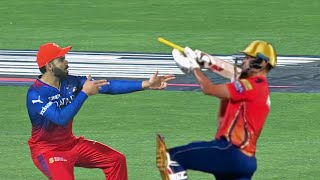 Virat Kohli gave Gun Celebration send off to Rilee Rossouw during RCB vs PBKS IPL 2024 [upl. by Dorsman]