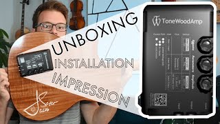 ToneWood Amp  Unboxing amp Installing for Acoustic Guitarists  Jacob Seyer [upl. by Nwahsed]