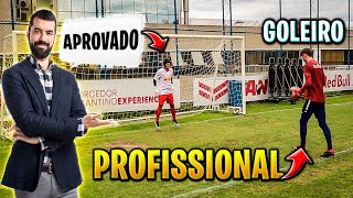 FIZ UM TESTE PARA VIRAR GOLEIRO DO BRAGANTINO passei [upl. by Nnayd783]