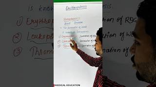 What is Erythropoiesis Types of Erythropoiesis  medicaleducation ytshorts erythropoiesis [upl. by Beverie556]