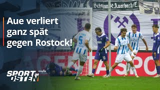 Hansa Rostock schockt dezimierte Auer in der Nachspielzeit  MDR [upl. by Hutchins619]