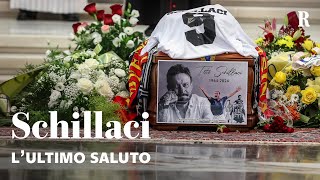 I FUNERALI di Totò SCHILLACI migliaia in cattedrale a PALERMO [upl. by Airpal]