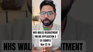 UK NHS Wales Nursing Recruitment Online Application amp CV Live Video Tutorial F2F Interviews Nov24 [upl. by Vita999]