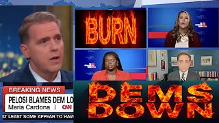 Horrific Scott Jennings smirks as CNN Guest says BURN DEMS DOWN [upl. by Nuhsal]