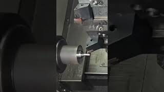 👉External turning😁 withcnc 🔥machine carbide🥵 inserts shortvideo ❣️viralvideo pleasesubscribe🙏 [upl. by Akayas283]