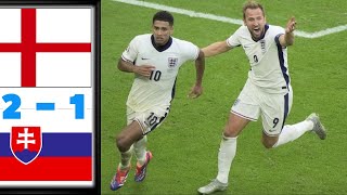 England vs Slovakia 21 Highlights All GOALS amp Extended EURO 2024 [upl. by Peper]