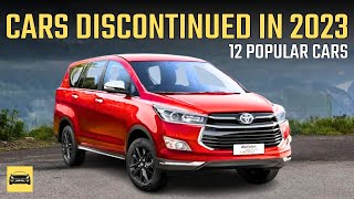 🔥Popular Cars that were discontinued in 2023 in india🔥Maruti Suzuki  Hyundai  Toyota  Skoda [upl. by Zoa]