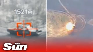 Ukrainian Special Forces destroy Russian antiaircraft missile complex with Kamikaze drone [upl. by Annat]