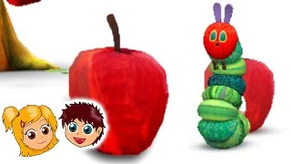 Meine kleine Raupe Nimmersatt 🐛 Deutsch App zum Kinderbuch II Die Besten Kinder Apps [upl. by Noak]