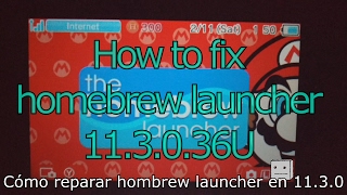 How To Fix Homebrew Launcher 1130 Nintendo 3DS [upl. by Aronal332]