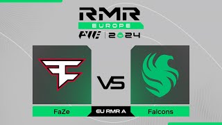 FaZe проти Falcons  PWE CS2 EU RMR A 2024 [upl. by Geldens]