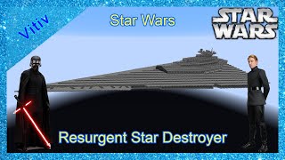 Star Wars ResurgentClass Star Destroyer Finalizer in Minecraft  Tutorial [upl. by Aidil]