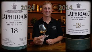 Laphroaig 18 Jahre 48  2024 vs Laphraoaig 18 Jahre 48  2013 [upl. by Bocock163]