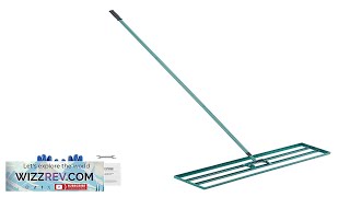 VEVOR Lawn Leveling Rake 48quotx10quot Level Lawn Tool Heavyduty Lawn Leveler Review [upl. by Nyrroc]