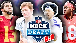 2024 NFL FirstRound Mock Draft For All 32 Picks 60 THE DRAFT IS SET  TPS [upl. by Hayimas]