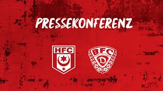 Pressekonferenz vor dem Spiel des HFC gegen BFC [upl. by Jaban346]