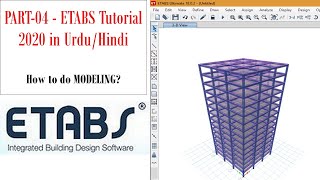 Part 04  ETABS Tutorial 2020  CSI Software  ETABS 2018  Etabs tutorial in hindi [upl. by Weisbrodt171]