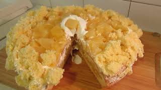 Cake with Pineapple  Torta sa Ananasom [upl. by Winifield]