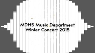 Winter Concert 2015  Gr9 Red Band  Fire Dance [upl. by Mairb]