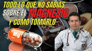 MAGNESIO BENEFICIOS QUE NO CONOCIAS y como utilizarlo [upl. by Ydne]