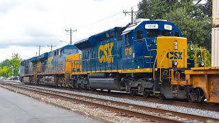 CSX M422 through Ashland VA [upl. by Enalahs]