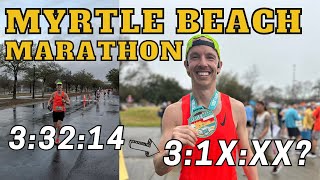 🔔 Myrtle Beach Marathon PR Breakthrough From 332 to 314 🔔 [upl. by Haramat524]