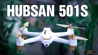 Hubsan H501S FPV Drone With GPS Review English [upl. by Eelahs]