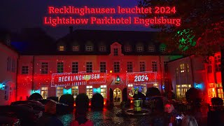 Recklinghausen leuchtet 2024  Lightshow Parkhotel Engelsburg [upl. by Akemak]