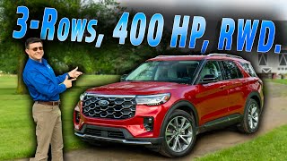 2025 Ford Explorer Review  Fun For The Whole Family [upl. by Kinghorn]