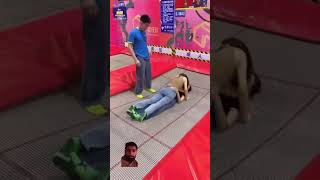 trampoline funny sports trampolinpark trempoline wrestling parkour minitrampoline trampolin [upl. by Einnaj]