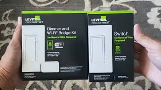 Leviton Smart Dimmer and Switch No Neutral Require [upl. by Lovering]