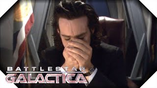 Battlestar Galactica  Gaius Learns The Stress Of Being President [upl. by Gerik]